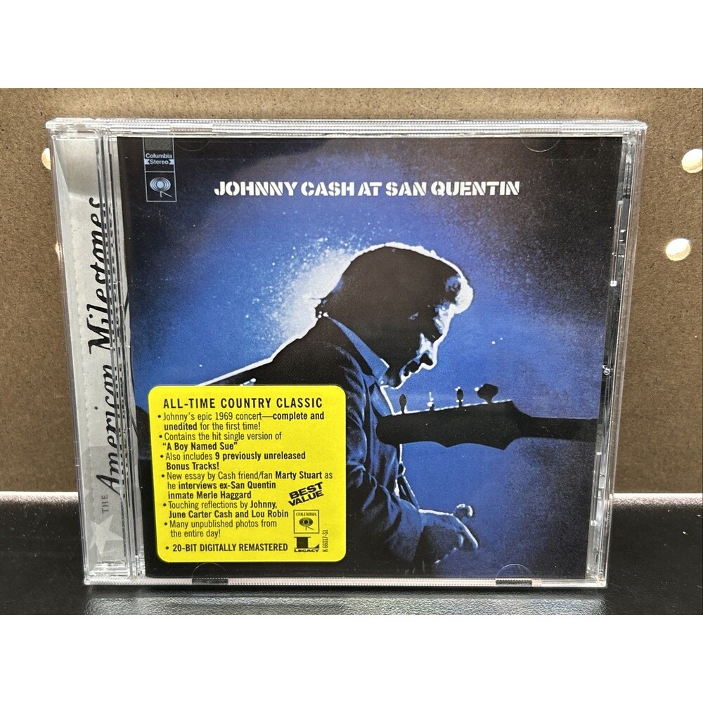 Johnny Cash at San Quentin [Remaster] by Johnny Cash (CD, Jul-2000)
